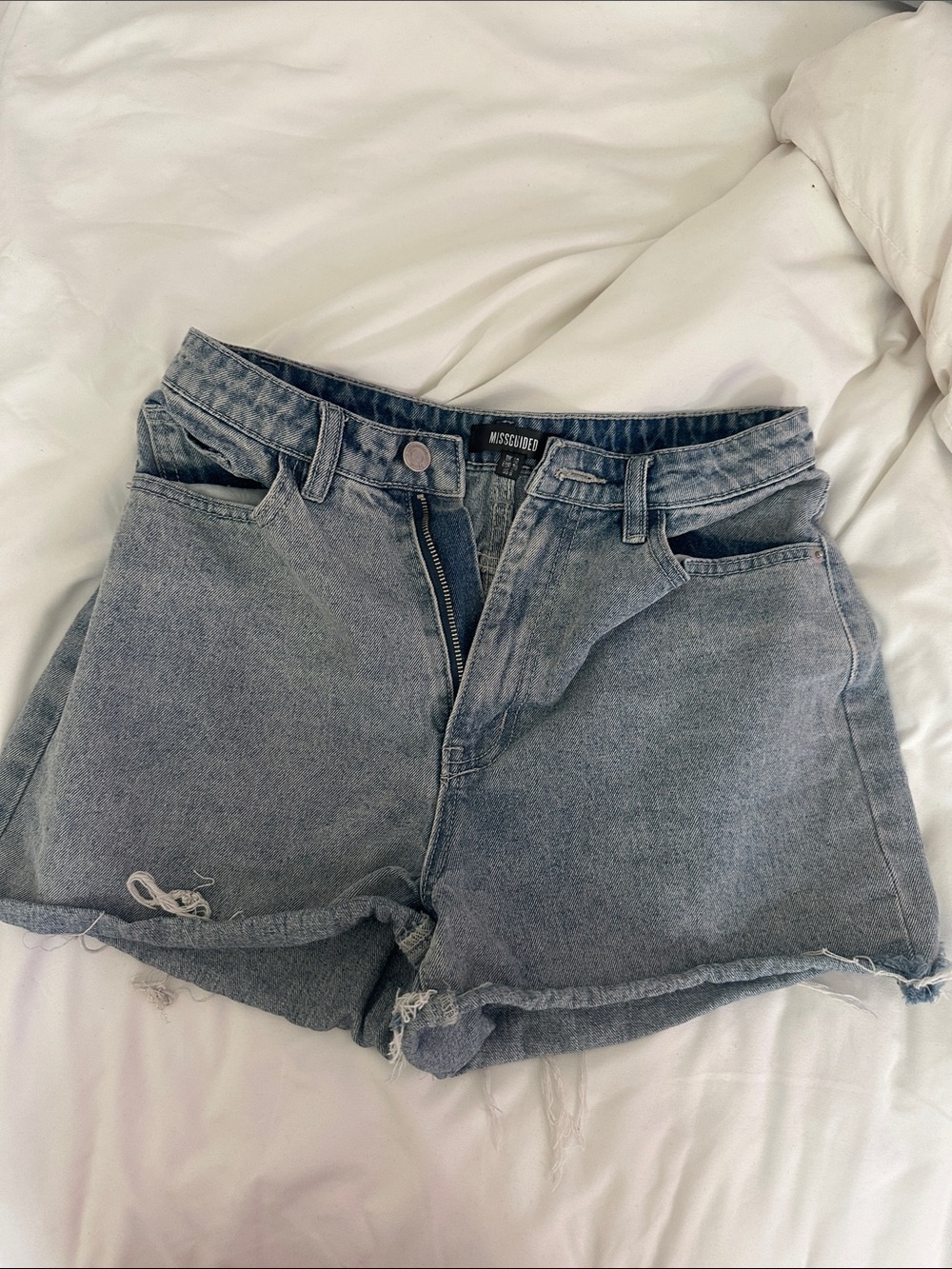 Misguided denim shorts